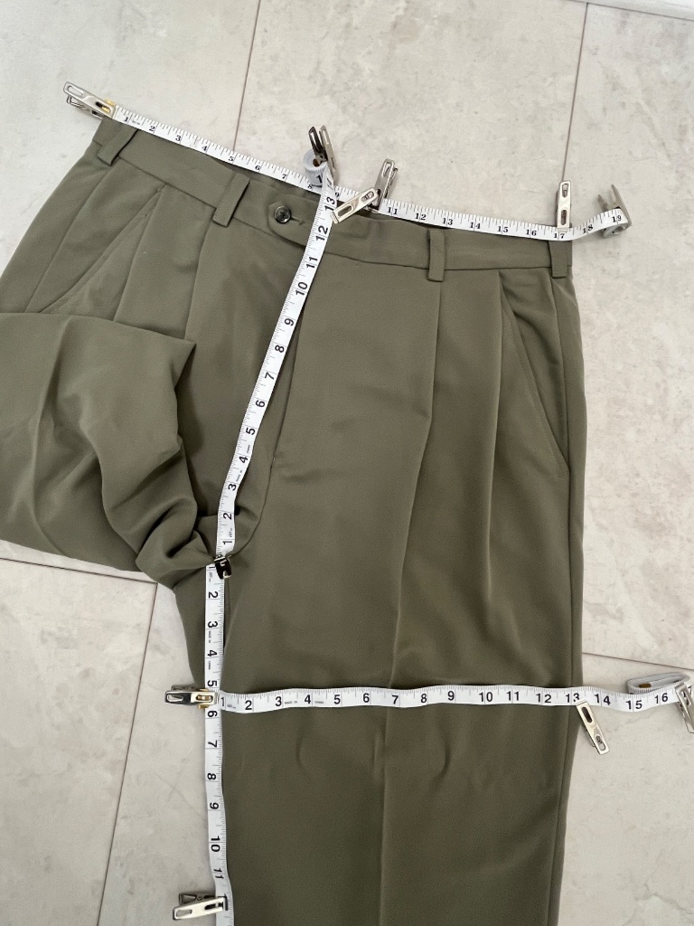 Men's IZOD Green Pants 36W x 30L - Picture 14 of 15
